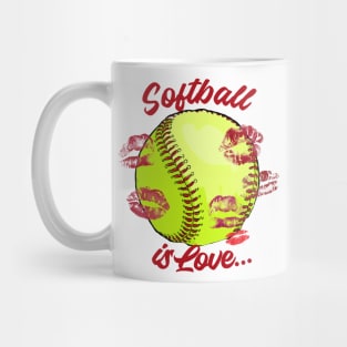 Softball is love Mug